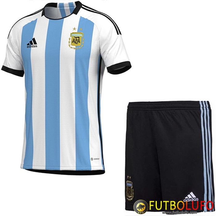 Camisetas De Futbol Argentina Ninos Primera Copa Del Mundo 2022