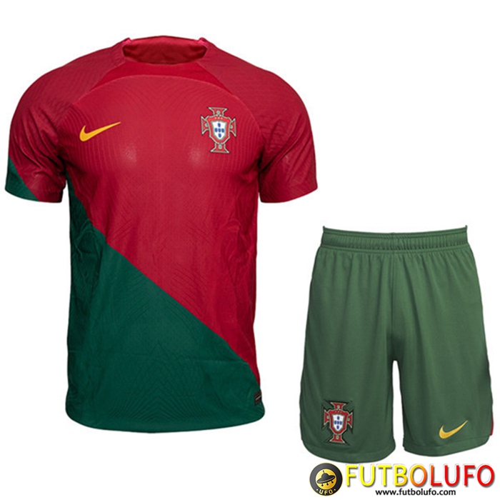 Camisetas De Futbol Portugal Ninos Primera Copa Del Mundo 2022