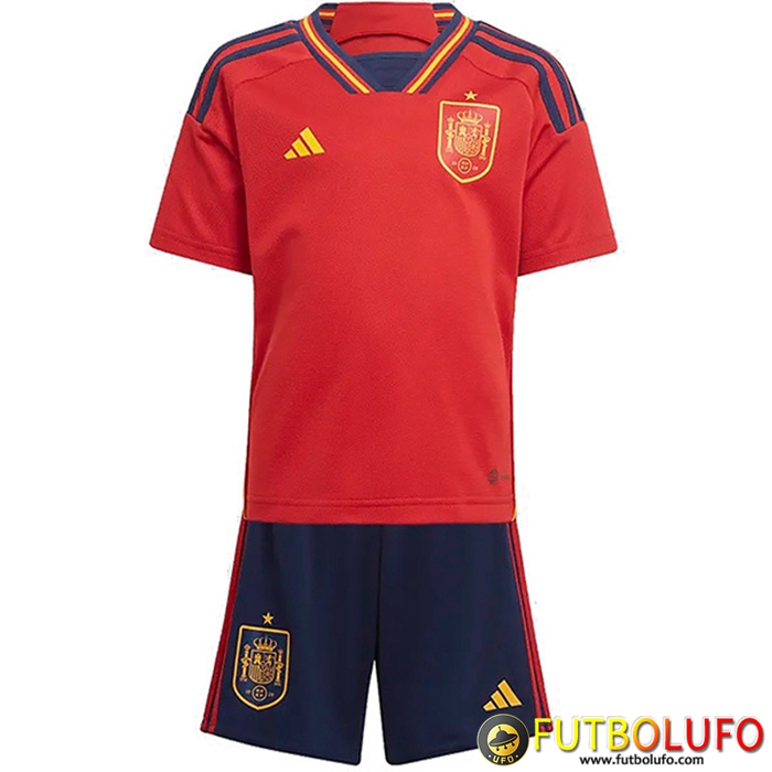 Camisetas De Futbol España Ninos Primera Copa Del Mundo 2022