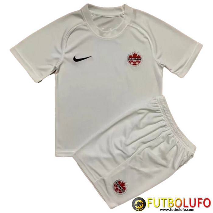 Camisetas De Futbol Canada Ninos Segunda Copa Del Mundo 2022