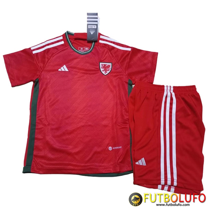 Camisetas De Futbol Gales Ninos Primera Copa Del Mundo 2022