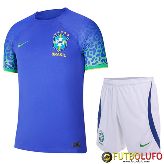 Camisetas De Futbol Brasil Ninos Segunda Copa Del Mundo 2022
