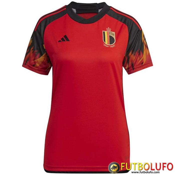 Camisetas De Futbol Bélgica Mujer Primera Copa Del Mundo 2022