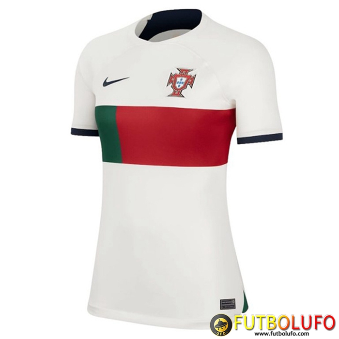 Camisetas De Futbol Portugal Mujer Segunda Copa Del Mundo 2022