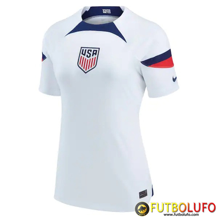 Camisetas De Futbol Estados Unidos Mujer Primera Copa Del Mundo 2022