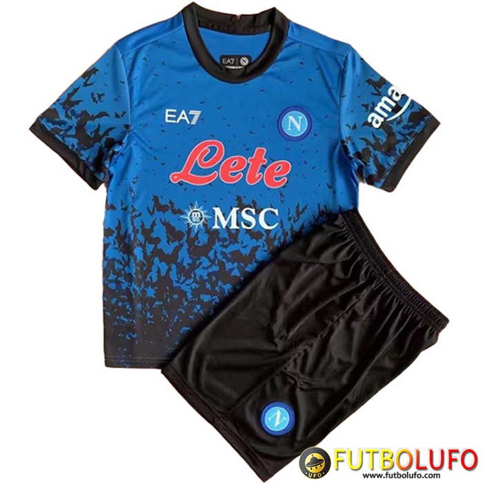 Nueva Camisetas De Futbol SSC Napoli Ninos Halloween 2022/2023