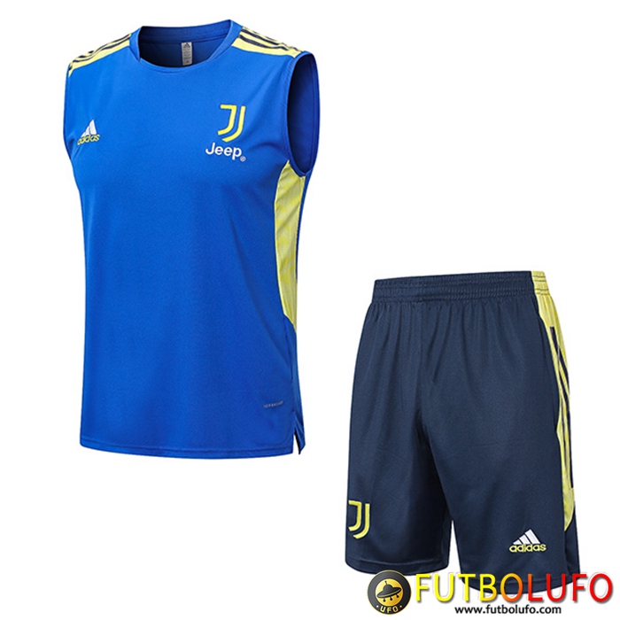 Camiseta Entrenamiento sin mangas + Cortos Juventus Azul 2022/2023