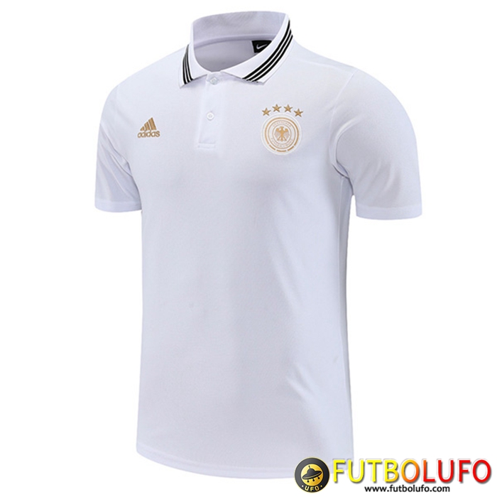 Camiseta Polo Alemania Blanco 2022/2023
