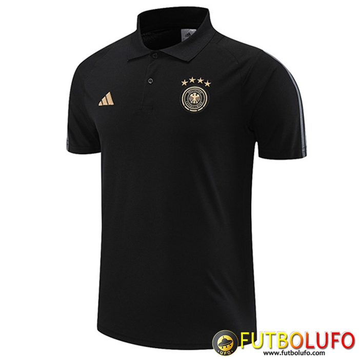 Camiseta Polo Alemania Negro 2022/2023