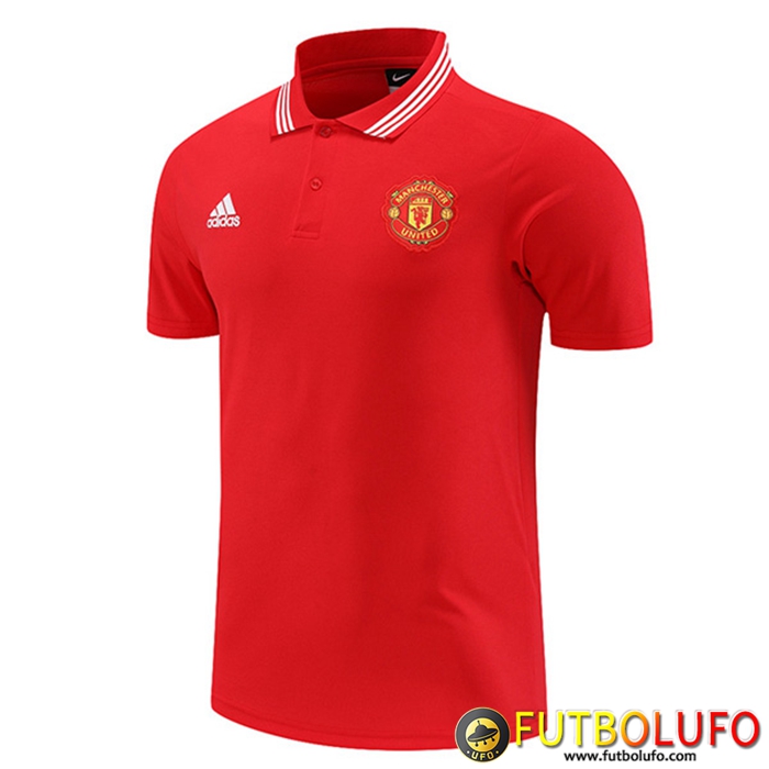 Camiseta Polo Manchester United Rojo 2022/2023
