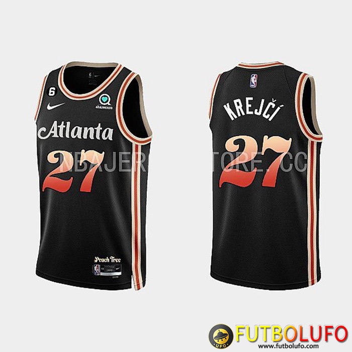 Camisetas Atlanta Hawks (KREJCI #27) 2022/23 Negro