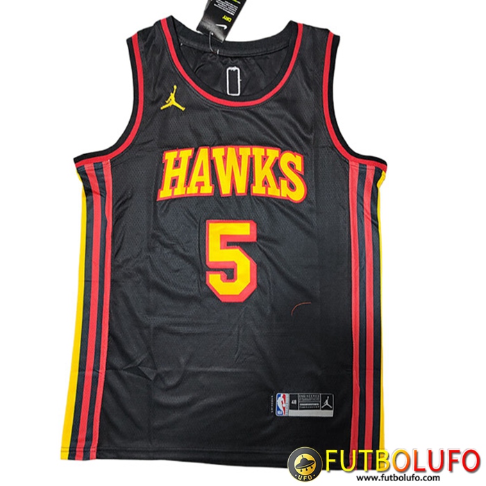Camisetas Atlanta Hawks (MURRAY #5) 2022/23 Negro