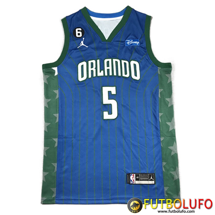 Camisetas Orlando Magic (BANCCHERO #5) 2022/23 Azul