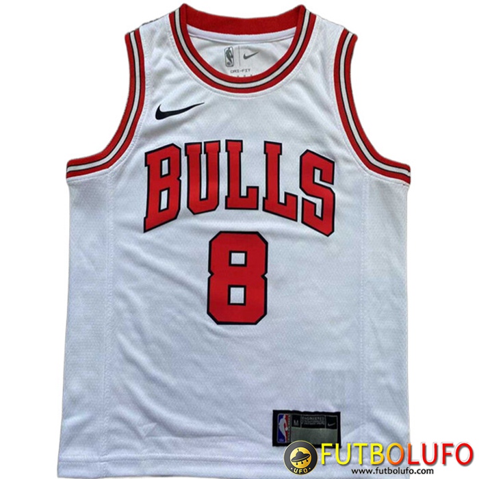 Camisetas Chicago Bulls (LAVINE #8) 2022/23 Blanco
