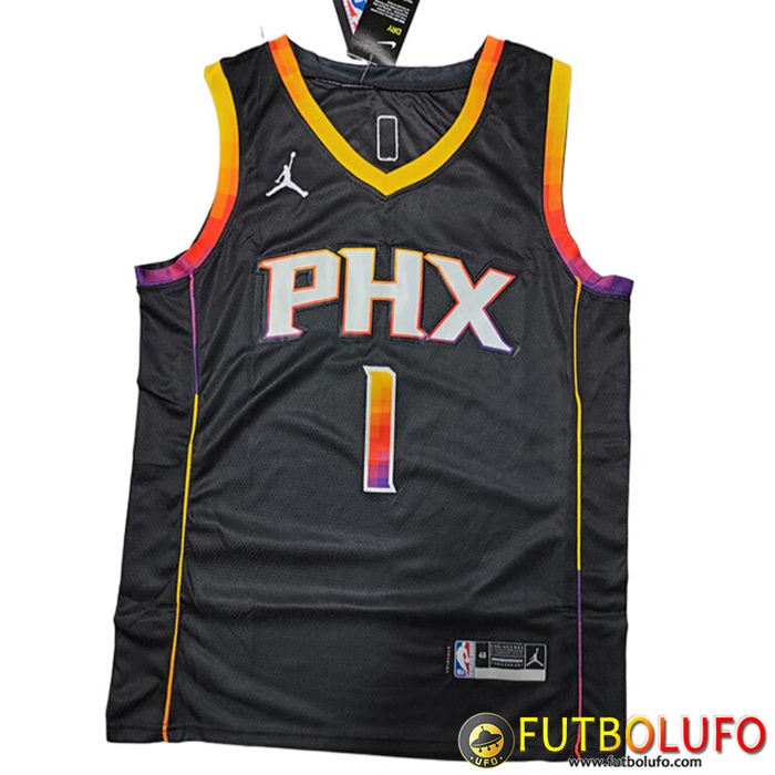 Camisetas Phoenix Suns (JORDAN #1) 2022/23 Negro