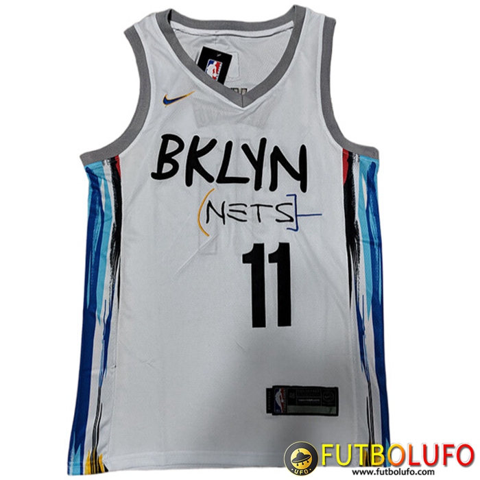 Camisetas Brooklyn Nets (IRVING #11) 2022/23 Blanco