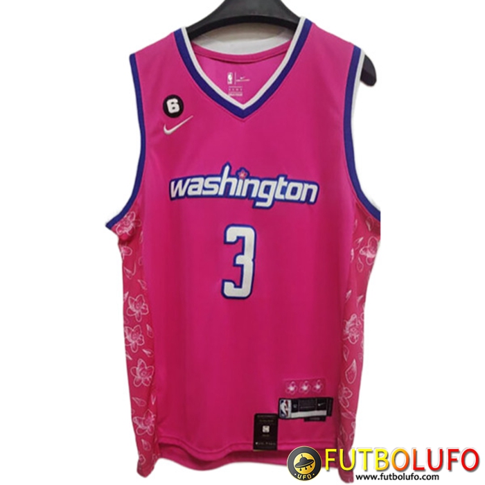 Camisetas Washington Wizards (BEAL #3) 2022/23 Rosa