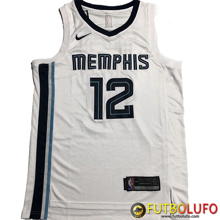 Camisetas Memphis Grizzlies (MORANT #12) 2022/23 Blanco