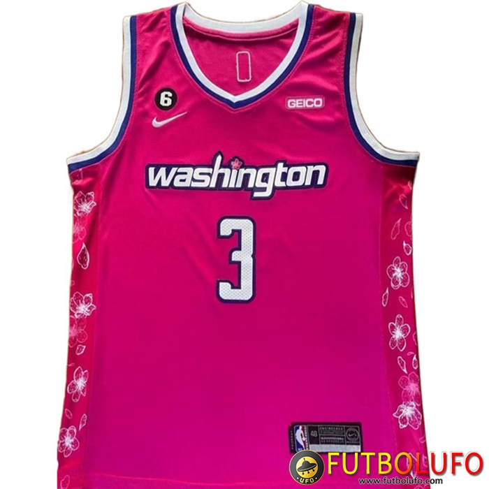 Camisetas Washington Wizards (BEAL #7) 2022/23 Rosa