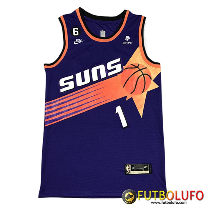 Camisetas Phoenix Suns (BOOKER #1) 2022/23 Violeta