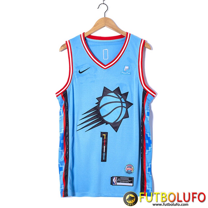 Camisetas Phoenix Suns (BOOKER #1) 2022/23 Azul