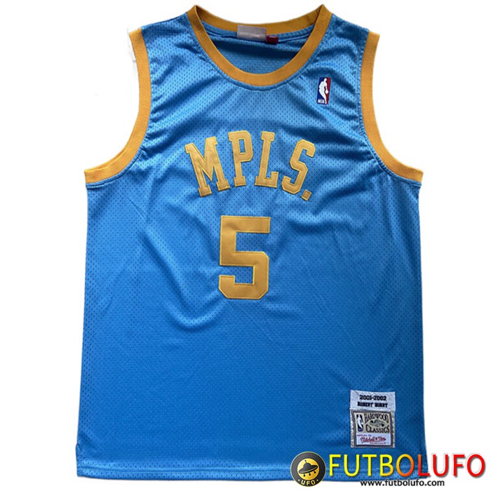 Camisetas Los Angeles Lakers (BRYANT #5) 2022/23 Azul Claro