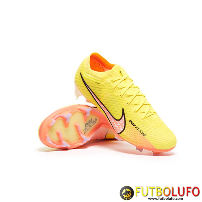 Nike Botas De Fútbol Air Zoom Mercurial Low Gang Vapor XV Elite FG Amarillo