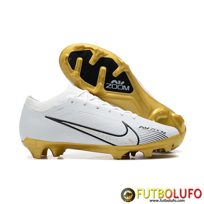 Nike Botas De Fútbol Air Zoom Mercurial Low Gang Vapor XV Elite FG Blanco