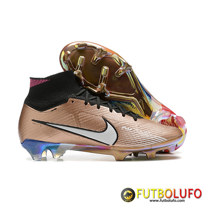 Nike Botas De Fútbol Air Zoom Mercurial High Gang Superfly IX Elite FG Marrón