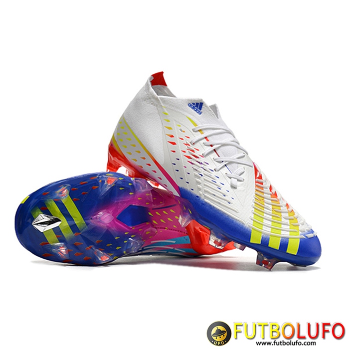 Adidas Botas De Fútbol Predator FIFA World Cup Qatar 2022 Edge+ FG Blanco -02