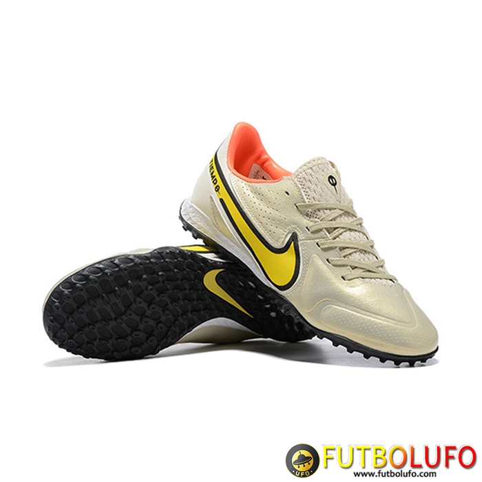 Nike Botas De Fútbol Tiempo Legend 9 TF Dorado