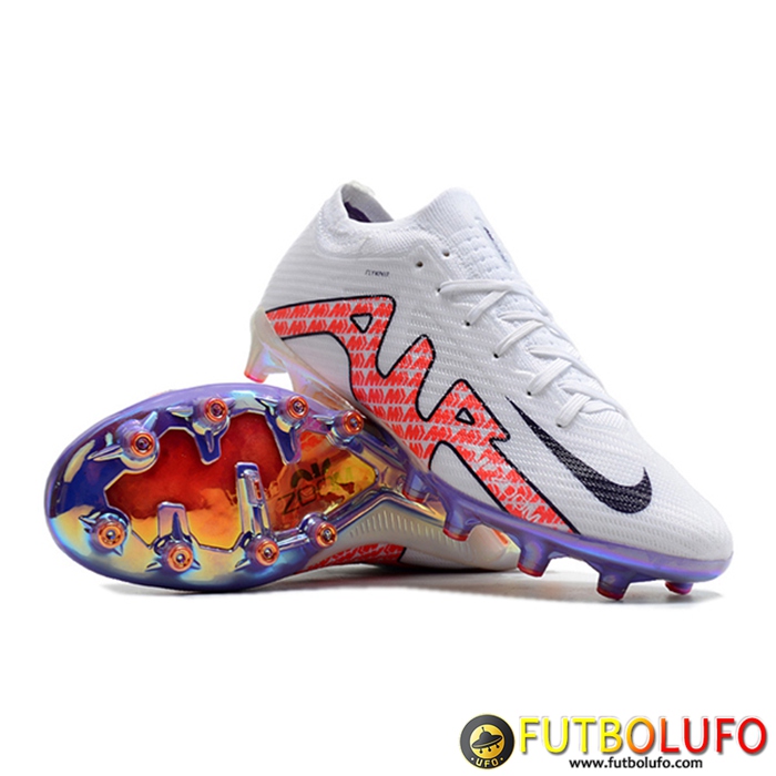 Nike Botas De Fútbol Air Zoom Mercurial Low Gang Vapor XV Elite AG Blanco
