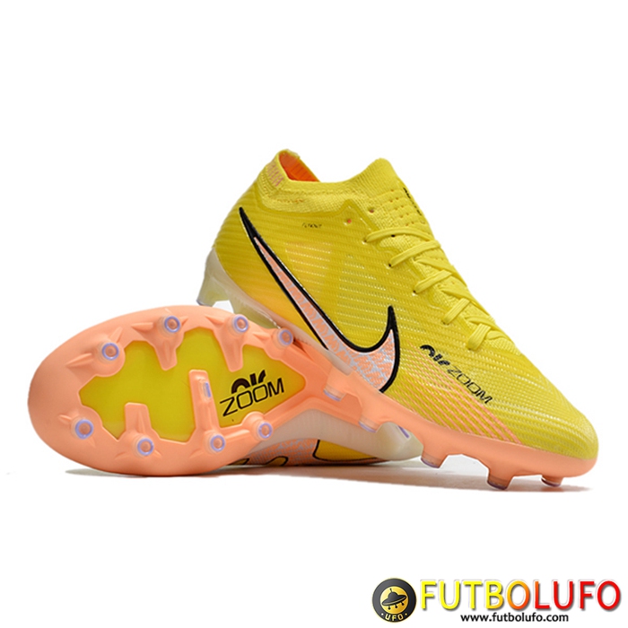 Nike Botas De Fútbol Air Zoom Mercurial Low Gang Vapor XV Elite AG Amarillo