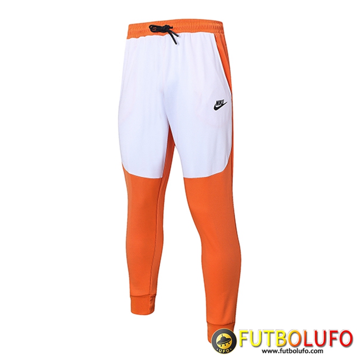 Pantalon Entrenamiento NIKE Blanco/Naranja 2022/2023