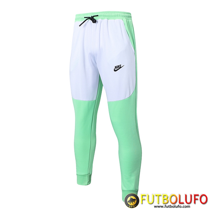Pantalon Entrenamiento NIKE Blanco/Verde 2022/2023