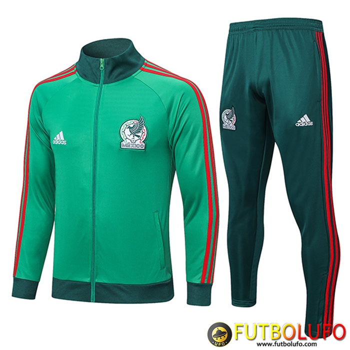 Chandal Equipos De Futbol - Chaqueta México Verde 2022/2023