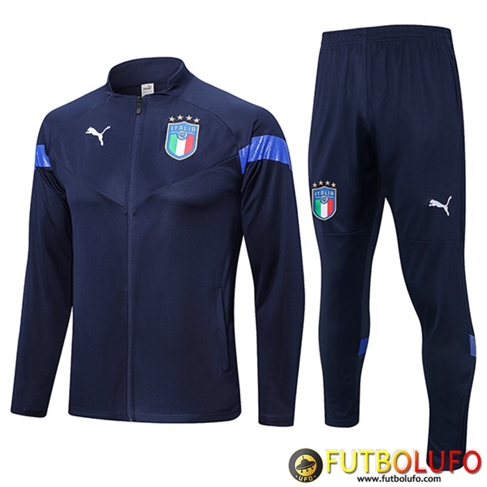 Chandal Equipos De Futbol - Chaqueta Italia Azul marino 2022/2023