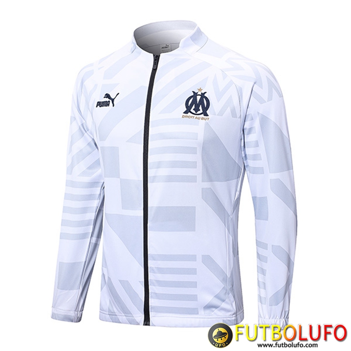 Chaquetas Futbol Marsella Blanco 2022/2023