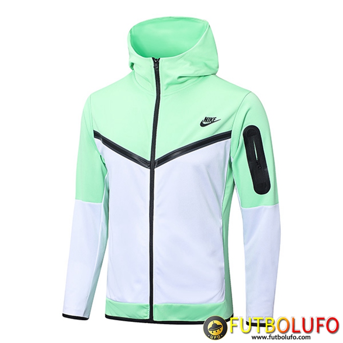 Chaqueta Con Capucha NIKE Blanco/Verde 2022/2023