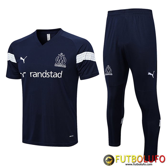 Camiseta Entrenamiento + Pantalones Marsella Azul marino 2022/2023