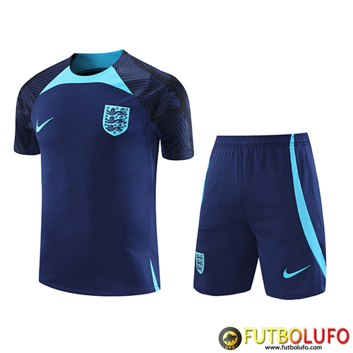 Camiseta Entrenamiento + Cortos Inglaterra Azul marino 2022/2023