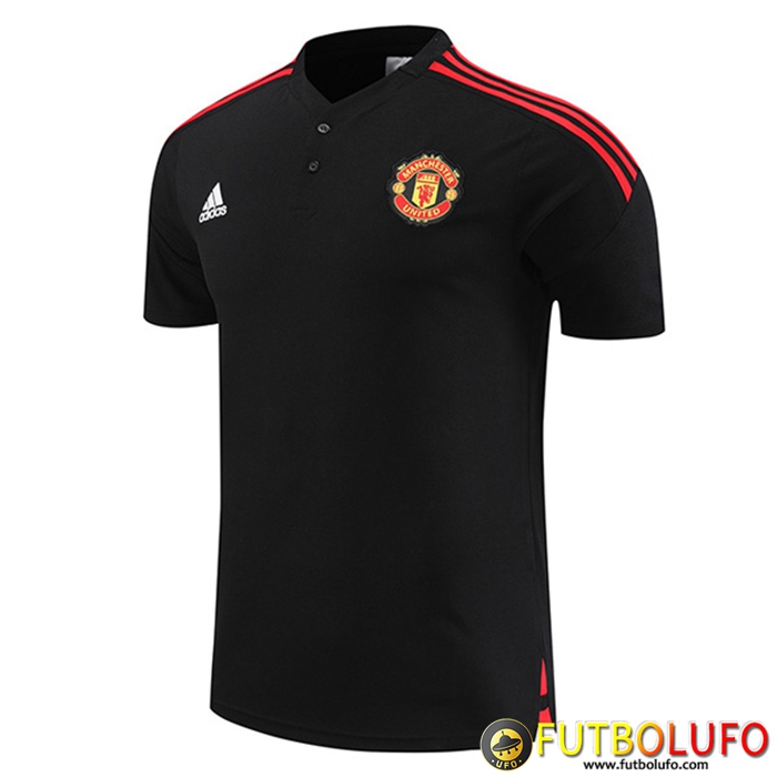 Camiseta Polo Manchester United Negro 2022/2023