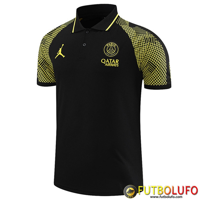 Camiseta Polo PSG Negro 2022/2023