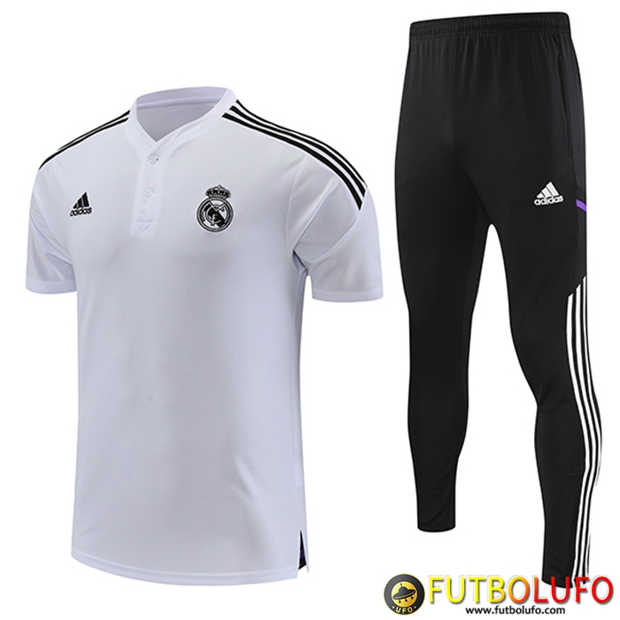 Camiseta Polo Real Madrid Blanco 2022/2023