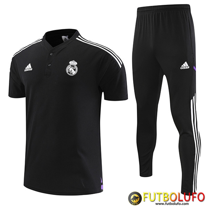 Camiseta Polo Real Madrid Negro 2022/2023