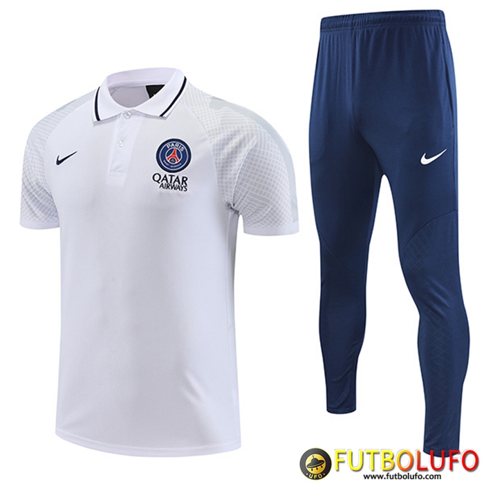 Camiseta Polo PSG Blanco 2022/2023