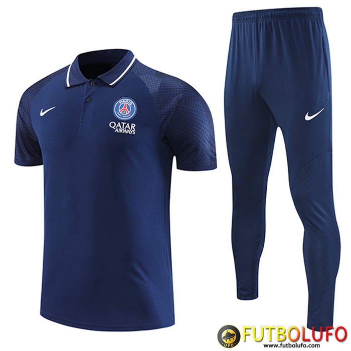 Camiseta Polo PSG Azul marino 2022/2023