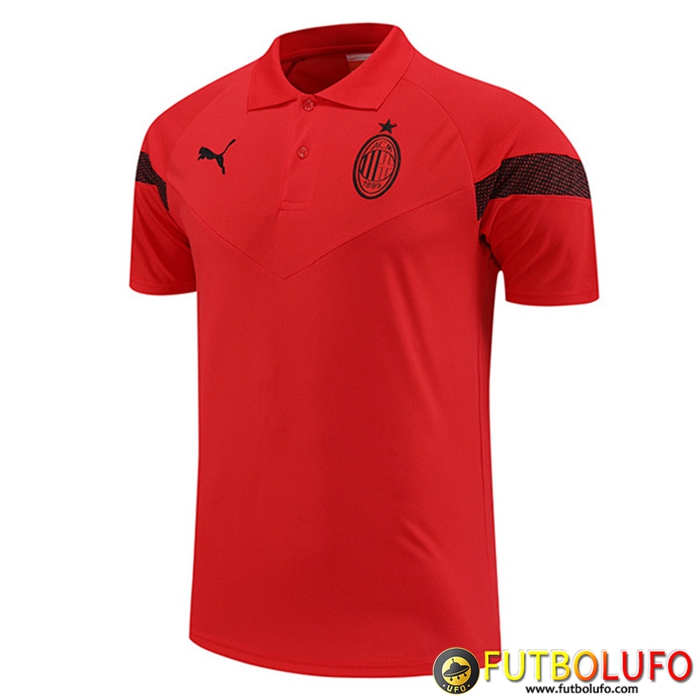 Camiseta Polo AC Milan Rojo 2022/2023