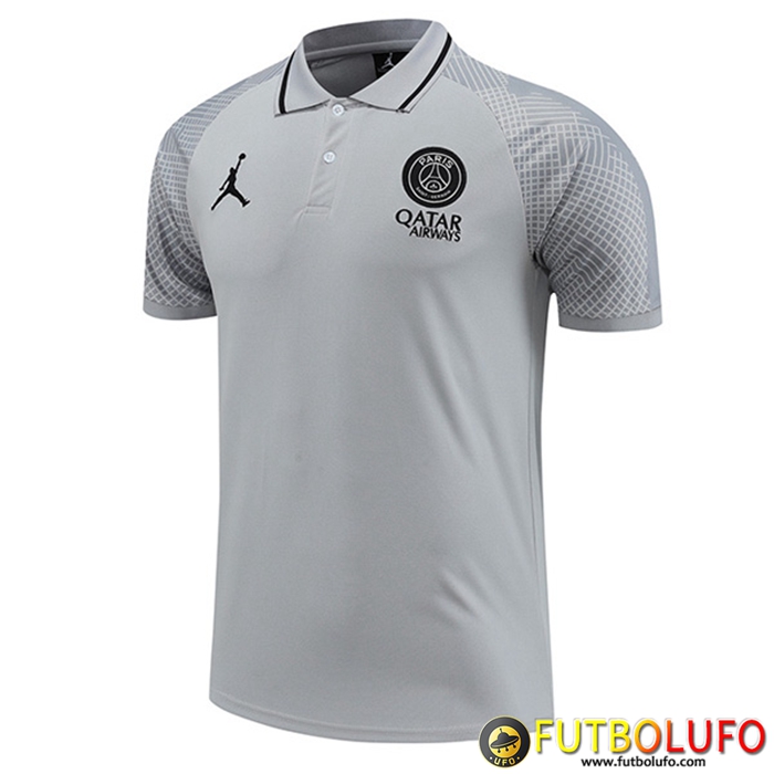 Camiseta Polo PSG Gris 2022/2023