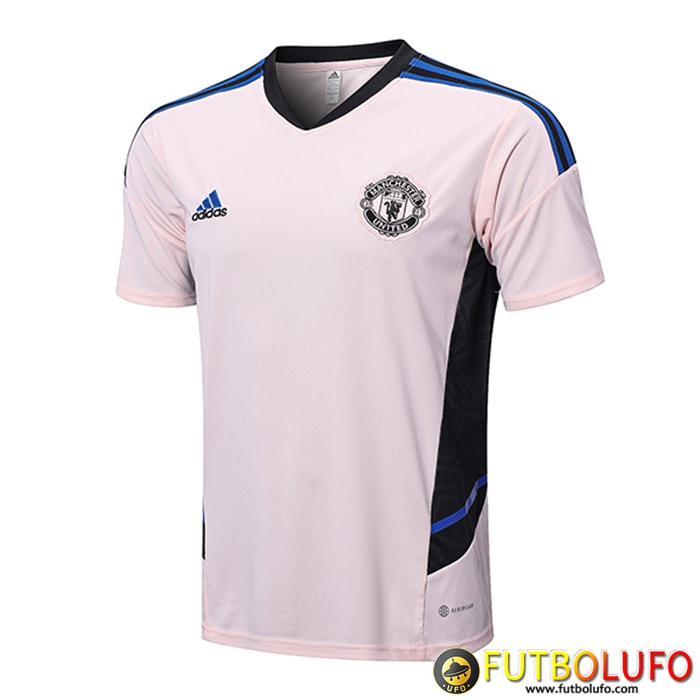 Camiseta Entrenamiento Manchester United Rosa 2022/2023
